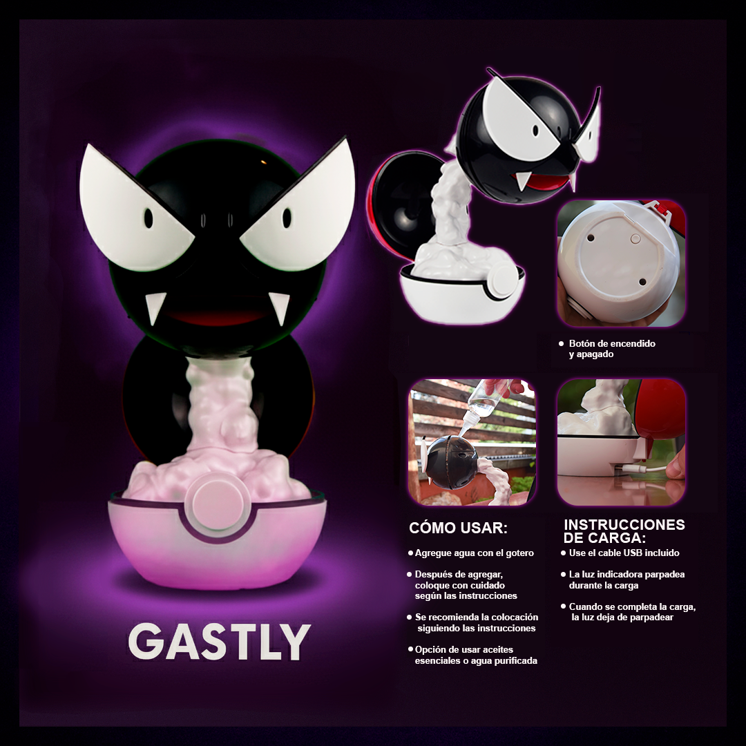 Humidificador Pokemon de Gastly